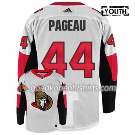 Ottawa Senators JEAN-GABRIEL PAGEAU 44 Adidas Wit Authentic Shirt - Kinderen